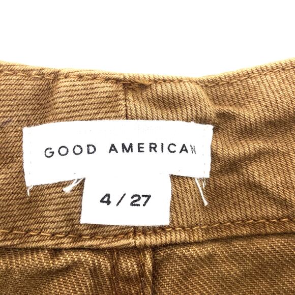 Good American 90s Duster Straight Leg Jeans In Bronze 4/ 27 - Picture 8 of 15